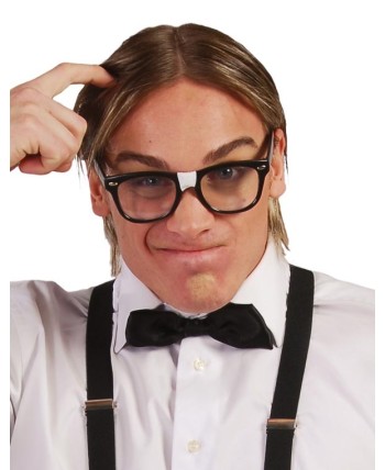 GAFAS TONTO NEGRAS CON MONTURA ROTA