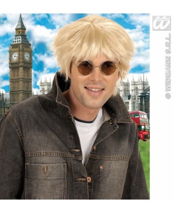 PELUCA HOMBRE RUBIA CORTE MODERNO DELUXE