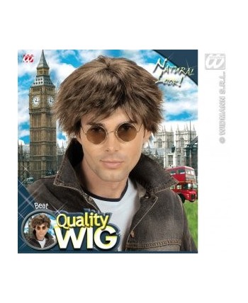 PELUCA HOMBRE CASTAÑA CORTE MODERNO DELUXE