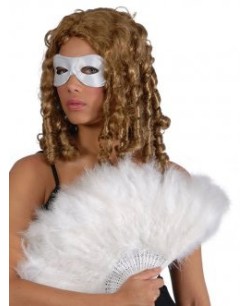 ABANICO DE PLUMAS BLANCO