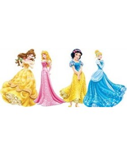 PRINCESAS FIGURA MINI 2 UNI.SURTIDAS 30cm.