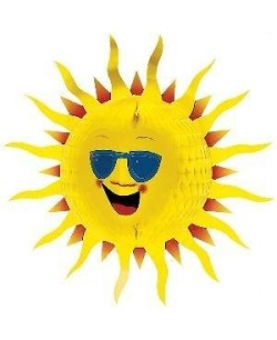 SOL PAPEL DECORACION 60 CM.