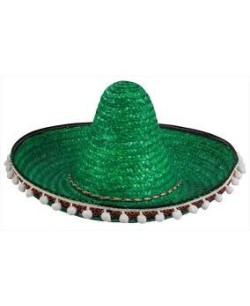 SOMBRERO MEJICANO VERDE PEQUEÑO
