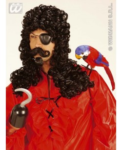 PELUCA PIRATA HOOK CON BIGOTE