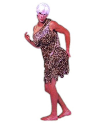 DISFRAZ DE CAVERNICOLA RELLENO PARA HOMBRE