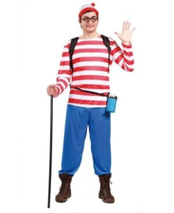 DISFRAZ DE WALLY EXCURSIONISTA PARA HOMBRE