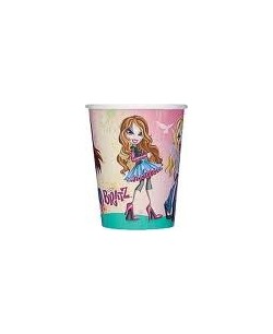 VASOS BRATZ PIXIES 8 UNIDADES