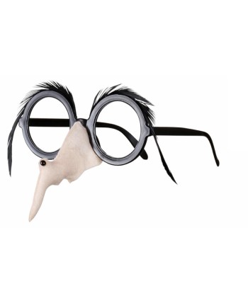 GAFAS CON NARIZ Y CEJAS BRUJA