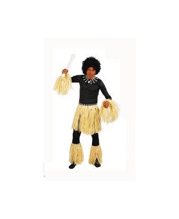 CONJUNTO ZULU MANGUITOS, FALDA Y DECO.PIERNAS