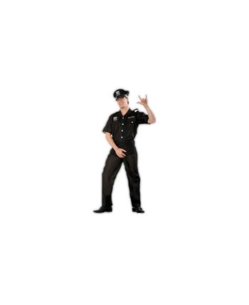 DISFRAZ DE POLICIA AMERICANO NEGRO