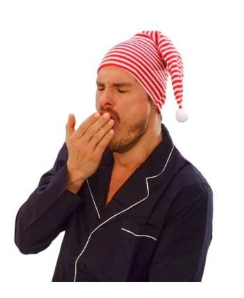 GORRO DORMILON RAYAS ROJO Y BLANCO