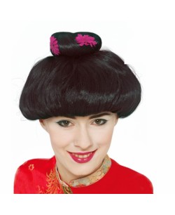 PELUCA GEISHA NEGRA