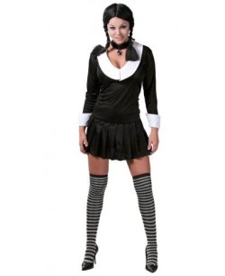 DISFRAZ DE MIERCOLES ADDAMS PARA MUJER