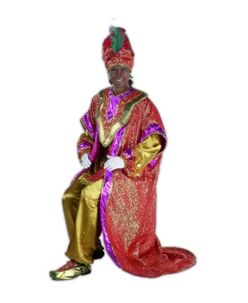 DISFRAZ DE REY BALTASAR ROSA PARA HOMBRE