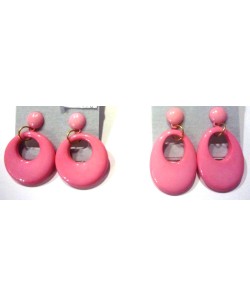 PENDIENTE ROSA INFANTIL