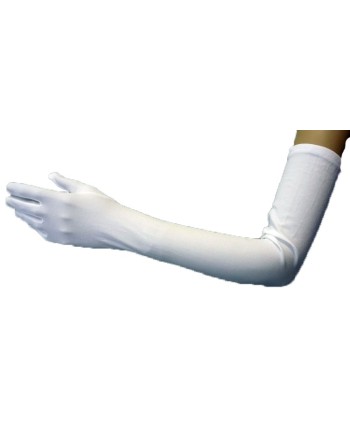 GUANTE SEÑORA BLANCO 45 CM