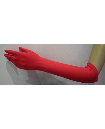 GUANTE SEÑORA ROJO 45CM