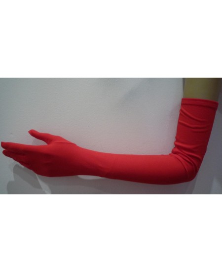 GUANTE SEÑORA ROJO 60CM