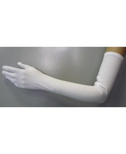 GUANTE SEÑORA BLANCO 60CM