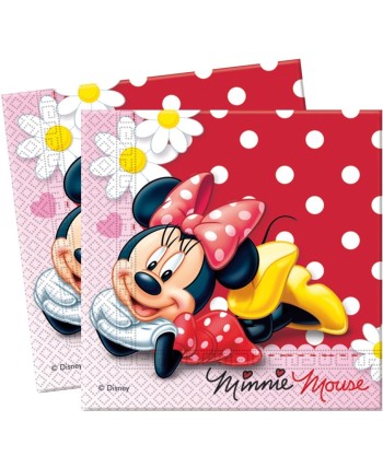 SERVILLETAS MINNIE LUNARES 20 UNIDADES