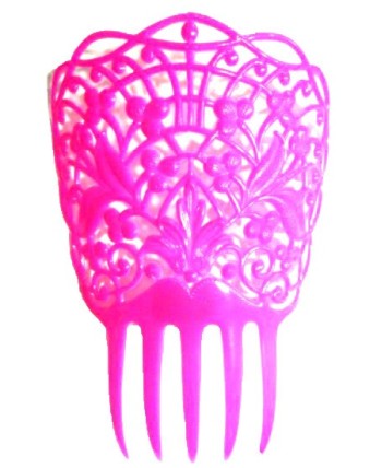 PEINETA FUCSIA EXTRA