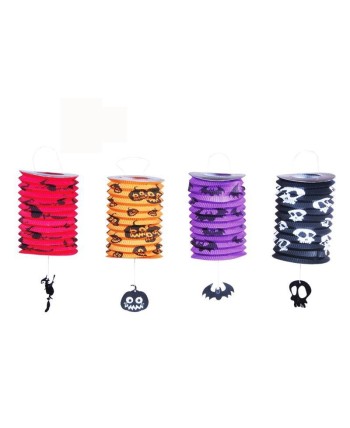 SET FAROLES ALARGADOS HALLOWEEN DECORADOS