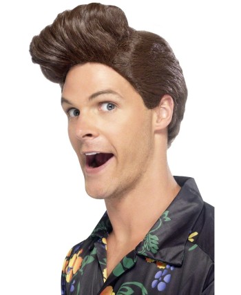 PELUCA ACE VENTURA CASTAÑA CON TUPE