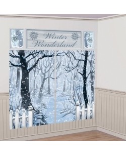 DECO PARED KIT BOSQUE NEVADO