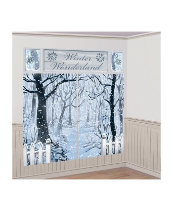 DECO PARED KIT BOSQUE NEVADO