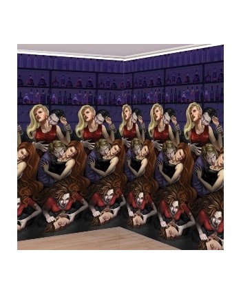 DECO PARED VAMPIROS MORDIENDO