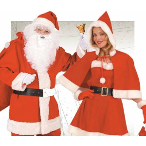 Disfraces de Papa Noel y Mama Noel