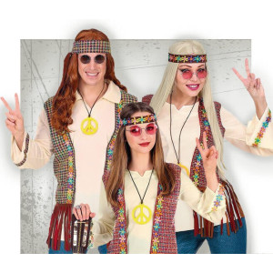 Disfraz Grupo años 60 Hippies 