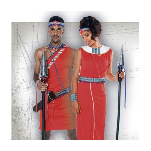 pintar lavabo cúbico disfraces de Africano, zulues y masais - La Casa de las Fiestas - comprar  online en LaCasadelasFiestas.com