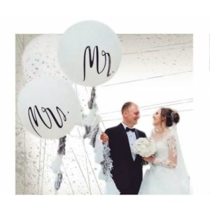 Globos de boda de látex-Decoración elegante y original para tu gran día