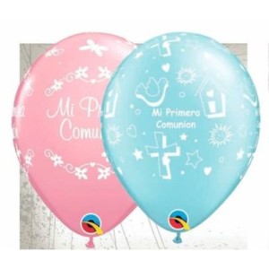 Globos de comunión de látex-Decoración elegante y personalizada