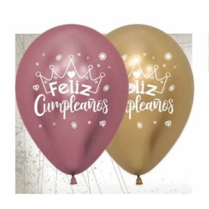 Globos de cumpleaños de látex-Colores, números y mensajes originales