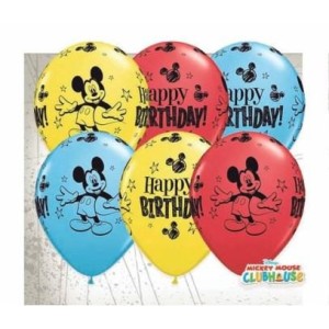 Globos de látex con licencia-Mickey, Frozen, Cars y más personajes