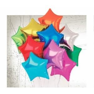 Globos de helio de colores y formas-Corazones, estrellas, lunas y más