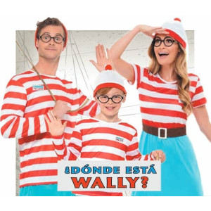 demasiado terminar Secretario Disfraz de ¿Donde esta Wally? - La Casa de las Fiestas - comprar online en  LaCasadelasFiestas.com