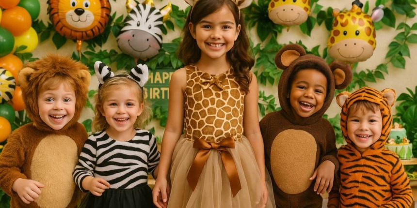 Fiesta Safari para Niños: Ideas de Disfraces, Globos y Decoración para un Cumpleaños en la Selva