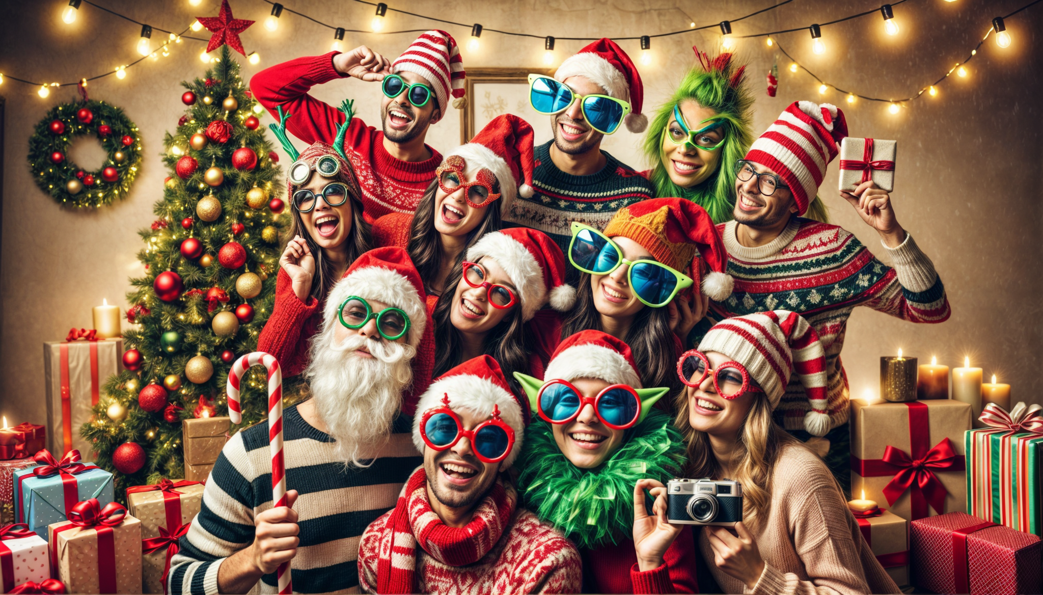 Complementos Navideños para Fotos y Fiestas: ¡Haz que tu Navidad y Nochevieja Brillen con Diversión
