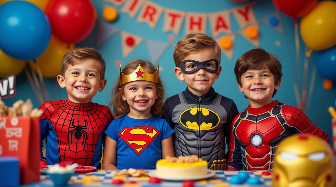 Fiestas de superhéroes para niños: ideas de disfraces, decoración y juegos
